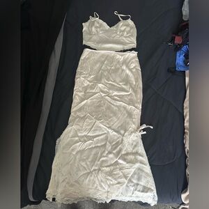 Elegant White Two-Piece Set